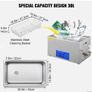 30 L Digital Ultrasonic Cleaner1400w Led Display Stainless Steel Jewelry Image 7