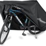 FREE EXPRESS SHIPPING Bike Cover, Waterproof Bicycle Cover Indoor Outdoor Storage - 210T Nylon with Pu Coating, Safty Straps, Lock-holes, Fits for Most Bikes Image 5