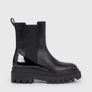 Calvin Klein chunky leather Chelsea boots black size 37 UK 4 Image 2