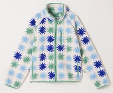 FatFace Ivory Sun Tile Zip Through Fleece