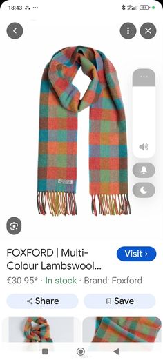 Fox ford Wool Scarf