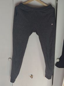 Champion Men's Grey Sweatpants - Small - Small C Logo