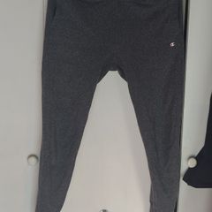Champion Men's Grey Sweatpants - Small - Small C Logo