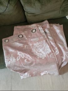 Pair of lined curtains