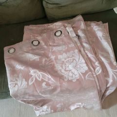 Pair of lined curtains