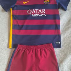 Official Fc Barcelona season 15/16 home kit kids/junior size 7/8