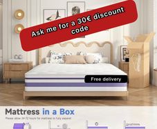 Small Double Mattresses, 8 Inch 4ft Memory Foam Mattress with soft fabric