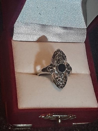Sterling silver Marcasite ring