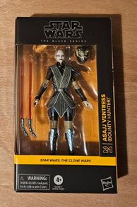 Star Wars Asajj Ventress 6" Scale. Black Series New & Unopened