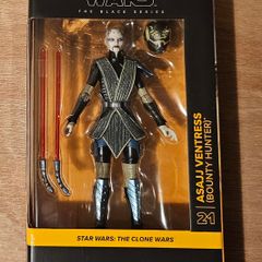 Star Wars Asajj Ventress 6" Scale. Black Series New & Unopened