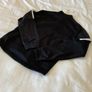Boys black Nike Dri fit tracksuit jacket zip top 8 9 10 Image 2