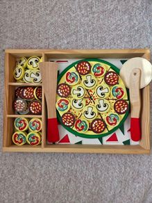 Melissa and Doug Wooden Pizza Set