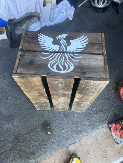Teeling whiskey wooden crate