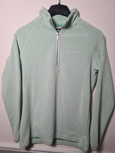 womens CRAGHOPPERS fleece jumper sweater quarter zip Size UK 12 EU 38