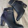 Navy Ankle Boots - Redz - Size 40 Image 2