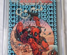 Deadpool #45 (Phantom Variant Cover), CGC 9.8 Marvel Comics in June 2015.