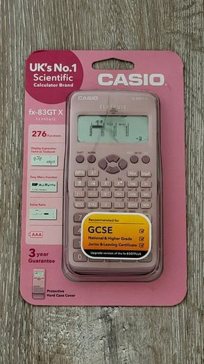 Casio fx-83GT X ClassWiz Pink Scientific Calculator