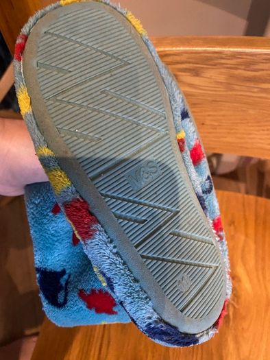M&S dino slippers
