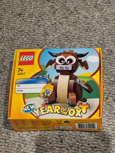 Lego Year of the Dragon, Rabbit, Tiger, Ox, Pig, Dog and Horse sets.