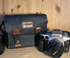 Canon EOS 55 Film Camera + 50mm f/1.8 Lens