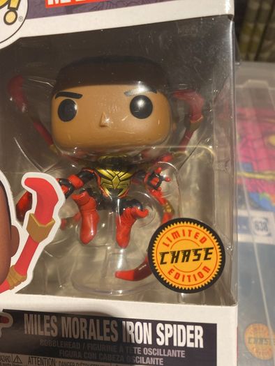 funko pop marvel miles morales iron spider chase