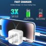 iPhone Charger Fast Charge 2Pack Fast Apple Charger Cable 2M/6FT iPhone Fast charger with USB C To Lightning Cable for iPhone 14 13 12 11 Pro Max XS XR X 8 7 6 Plus 5, iPad and iPod Image 4