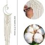 NEW SALE | Macrame Wall Hanging with LED Light,Moon Dream Catcher Woven Tapestry Bohemian Home Decor Wedding Party Ornaments Craft Gifts,Interior Holiday Decorations Christmas Decoration Image 5