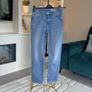 Ladies Light Indigo Relaxed Slim Jeans from Marks & Spencer. Size UK 8 / EU 36 Image 4