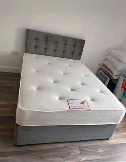 Brand New Stylish single Divan Beds.. Multiple Options Of Headboards. Tufted Memory Foam Mattresses Available. Drawers Storage Available