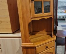 Solid wood corner cabinet