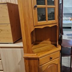 Solid wood corner cabinet