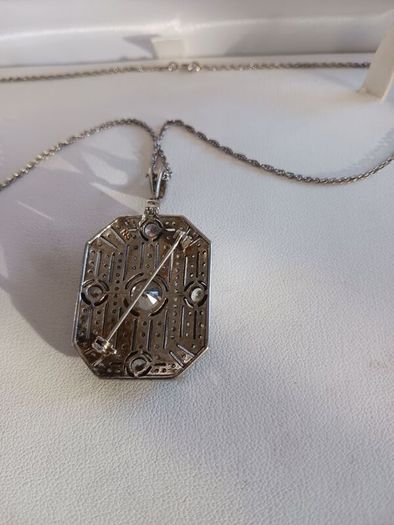 silver necklace