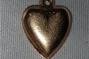 Pristine Vintage 14K Gold Heart Charm (M&amp;M Maker)
