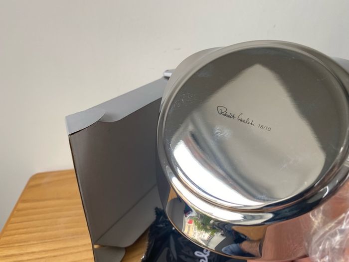 Robert Welch Drift Wine Coaster 135mm Stainless Steel.
