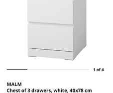malm ikea 3drawer