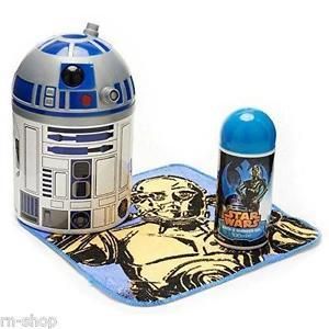 Star Wars R2-d2 Bathroom Tidy C-3po Flannel Bath And Shower Gel
