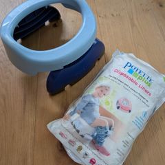 Potette Plus portable potty and disposable liners