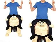 main image for ad Adults Mens Sumo Wrestler Piggy Back Fancy Dress Costume.