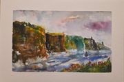 wild Atlantic way scenes watercolour