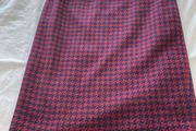 Red &amp; Navy Skirt