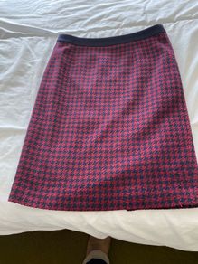 Red & Navy Skirt