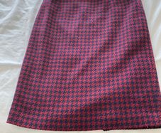 Red & Navy Skirt