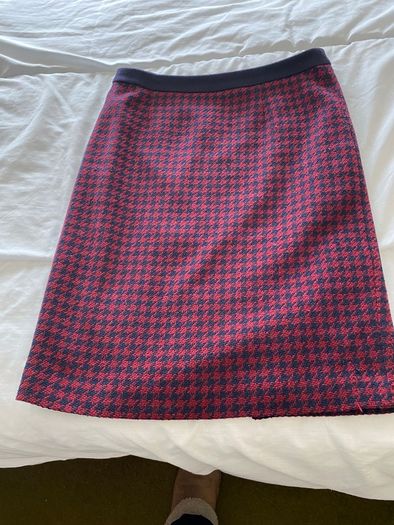 Red & Navy Skirt