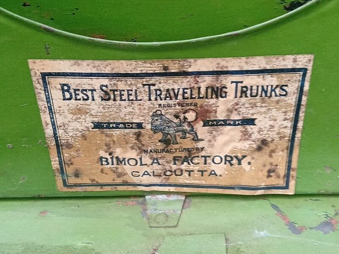 Antique Steel Trunk