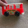 Vintage 1960s/1970s Fisher-Price Toy Lot - Jet, Mini-Bus, Train & 5 Figures Image 10