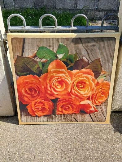 Stunning XL Bunch of Roses Canvas