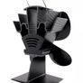 Powerful 4 Blade Stove Fan For Log/Coal Burners. Only 187MM High Image 3