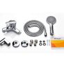 Ibergrif Roma - Tub-Shower Mixer Tap with Handset, Hose, Holder, Chrome Image 8