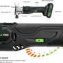 Oscillating Tools, 6 Variable Speed Oscillating Multifunction Tool, 5000-18000 OPM with 1.3Ah Li-ion Battery and Charger, 14 Accessories for Removal, Scraping, Cutting and Polishing (FREE POSTAGE) Image 2