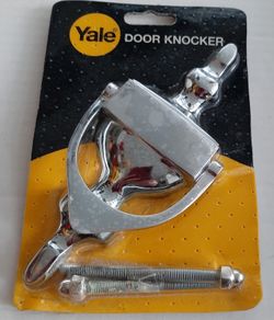 New Yale door knocker unopened